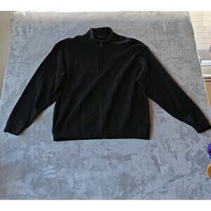 Scott Barber Black Heavyweight Cotton Long Sleeve Shirt Men's XXL
